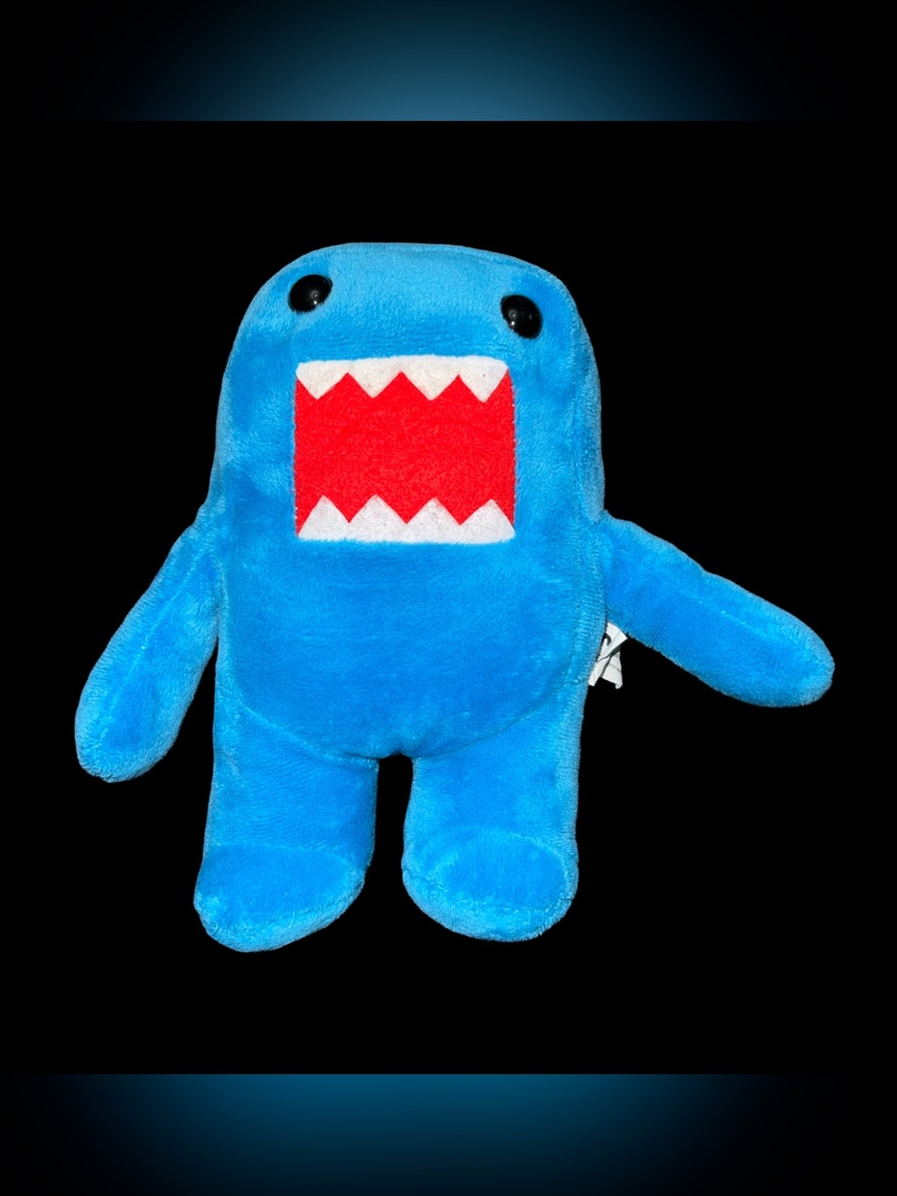 Blue Domo Kun 9”Plush Stuffed Toy Open Felt Mouth Teeth KellyToy 2015